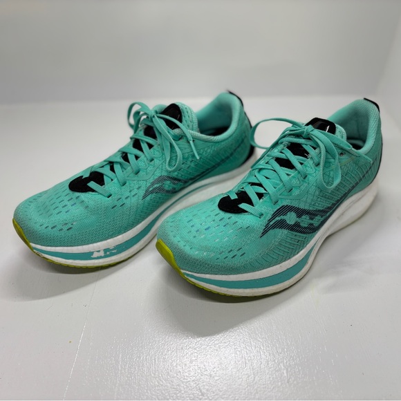 Saucony Shoes - Saucony Women's Endorphin Speed 2 running shoes Cool Mint/Acid size 9
